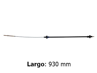 CABLES DE EMBRAGUE LIVIANOS FORD ESCORT TD 96/01 LARGO 890 MM_