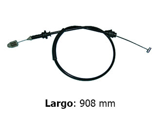 CABLES DE ACELERADOR LIVIANOS RENAULT LOGAN FASE II 1.6 8V 10/.. LARGO 908 MM_
