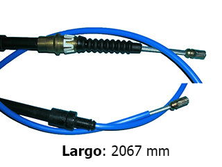 CABLES FRENO DE MANO LIVIANOS PEUGEOT 308 / CITROEN C4 B7/DS4 12/.. FRENO TRASERO DERECHO/IZQUIERDO A DISCO  -  LARGO 2067 MM  -