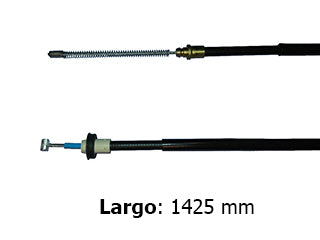 CABLES FRENO DE MANO LIVIANOS FIAT MOBI 1.0 FIRE 16/.. FRENO TRASERO DERECHO/IZQUIERDO  -  LARGO 1425 MM_