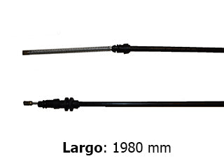 CABLES FRENO DE MANO LIVIANOS RENAULT KANGOO A TAMBOR 2018/..  -  LARGO 1950MM / OEM 364007536R_