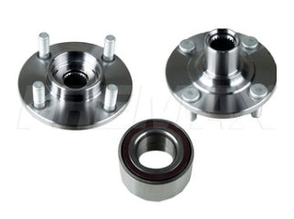 RODAMIENTOS CON MAZAS NISSAN KICKS 1.6 17/.. MAZA DE RUEDA DELANTERA 122X69.5 MM - 25 ESTRIAS - 4 BULONES_