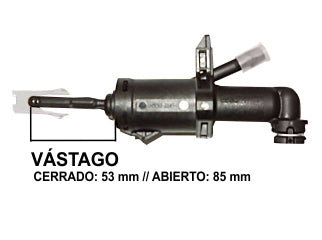 COMPONENTES EMBRAGUES HIDRAULICOS VOLKSWAGEN GOL/VOYAGE/SAVEIRO/FOX/SURAN/POLO 1.6 5TA GENERACION 02/.. CILINDRO MAESTRO_