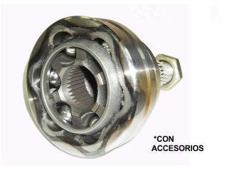 JUNTAS HOMOCINETICA LADO RUEDA VOLKSWAGEN FOX/CROSS FOX/SURAN/POLO 1.6 04/.. ESTRIAS 36/30 - COPA 90 MM - SEGURO EXTERNO_