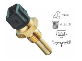 BULBOS TEMPERATURA DE AGUA CHEVROLET CORSA CLASSIC 1.6 MPFI / FIAT UNO 1.6 MPFI_