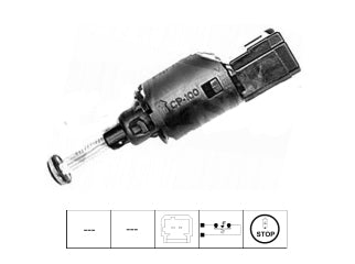 BULBOS LUZ DE STOP PEUGEOT 206/PARTNER / CITROEN BERLINGO/XSARA FICHA 2 PINES_