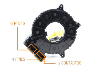 CABLES ESPIRAL AIRBAG MITSUBISHI L200 TRITON_
