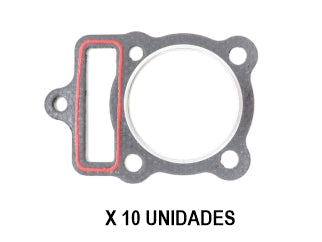 JUNTAS TAPA DE CILINDRO MOTO ZANELLA RX 150/MOTOMEL SKUA 150 VARILLERO - PACK X10