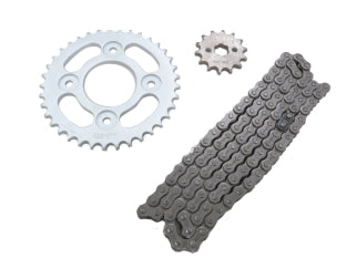 KIT CADENA + CORONA + PINON MOTOS HONDA WAVE 110 S 37/14 428HX110L_