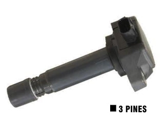 BOBINAS DE ENCENDIDO HONDA CIVIC 1.8 16V 06/../CRV 2.0 16V 06/11 3 PINES - TIPO LAPIZ_
