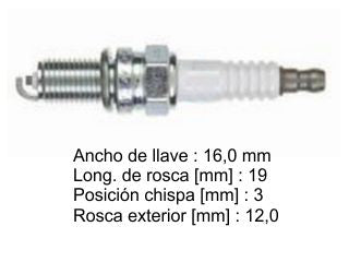 BUJIAS DE ENCENDIDO FIAT PALIO/SIENA/GRAND SIENA/STRADA/DOBLO/QUBO/500 1.4 EVO - PACK X10