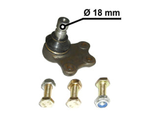 ROTULAS DE SUSPENSION CITROEN C3 AIRCROSS  10/.. ROTULA INFERIOR DERECHA /IZQUIERDA PIVOTE 18 MM - PACK X2