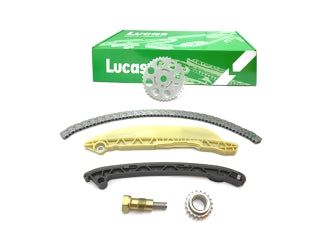 KIT DISTRIBUCION CADENA FORD FIESTA/ECOSPORT/FOCUS/ESCORT/COURIER 1.6 8V/KA 1.0 8V-1.6 8V ZETEC ROCAM 57 ESLABONES_