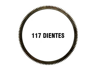 CORONAS DE ARRANQUE RENAULT 6/12 1.3/18 1.4 / FORD ESCORT 1.6 AUDI CORONA ARRANQUE 117 DIENTES_