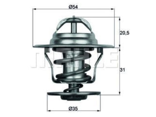 TERMOSTATOS VOLKSWAGEN BORA/GOLF/PASSAT/CADDY 1.9 SDI-TDI / AUDI A3/A4 1.9 TDI_