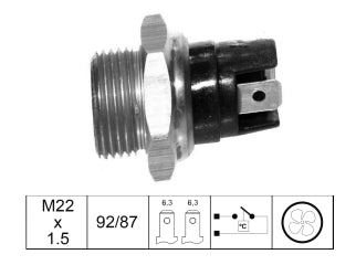 BULBOS TEMPERATURA ELECTROVENT VOLKSWAGEN GOL/SENDA/SAVEIRO 1.6/GACEL/QUANTUM 1.8 / FIAT 125/128/147 1.1-1.3_
