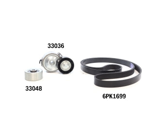 KIT ACCESORIOS TENSOR+CORREA PEUGEOT PARTNER II / CITROEN BERLINGO II 1.6 16V VTI EC5_