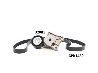 KIT ACCESORIOS TENSOR+CORREA FIAT ARGO/CRONOS/LINEA/TORO 1.8 16V E-TORQ/PALIO/GRAND SIENA/PUNTO/TIPO/STRADA/IDEA 1.6 16V E-TORQ_