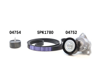 KIT ACCESORIOS TENSOR+CORREA CHEVROLET AGILE 1.4 8V 09/17/MONTANA 1.8 8V 11/21_