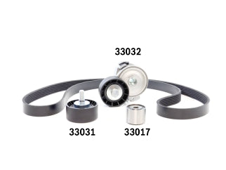 KIT ACCESORIOS TENSOR+CORREA PEUGEOT 206/207/PARTNER / CITROEN BERLINGO 1.9 D DW8 SIN AA_