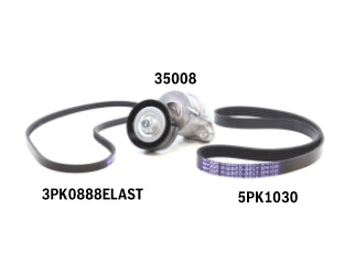 KIT ACCESORIOS TENSOR+CORREA CHEVROLET ONIX/PRISMA 1.4 8V_