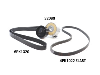 KIT ACCESORIOS TENSOR+CORREA FIAT PUNTO/STRADA 1.3 JTD_