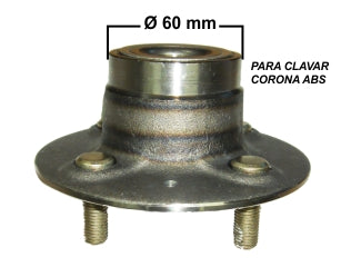 RODAMIENTOS CON MAZAS HONDA FIT 01/06/CITY 1.5 08/../CIVIC 1.7 01/06 CON ABS MAZA RUEDA TRASERA 30X139X67MM - 4 AGUJEROS_