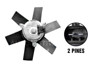 ELECTROVENTILADORES CHEVROLET CORSA /WAGON  97/11 NAFTA c/A.A. ASPIRANTE DIAMETRO: 306 MM_