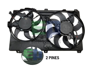 ELECTROVENTILADORES FIAT DUCATO / PEUGEOT BOXER 2012/.. TIPO GATE COMPLETO DOBLE DIAM 385/335MM_