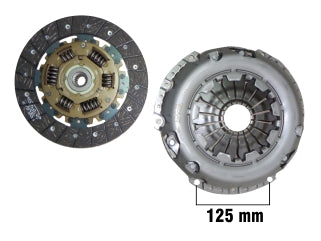 CONJUNTOS PLACA/DISCO EMBRAGUE FORD FOCUS/ECOSPORT/FIESTA NEW KINETIC/ESCORT DIAMETRO: 220/215 MM / 17 ESTRIAS_