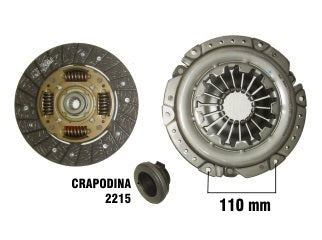 KIT DE EMBRAGUES LIVIANOS CHEVROLET CORSA 1.6 8V-1.6 16V DIAMETRO 200 MM - 14 ESTRIAS - CRAPODINA 2215_