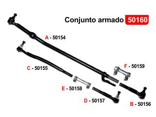 CONJUNTOS DE DIRECCION FORD F100 SUPER DUTY 99-... CONJUNTO DE DIRECCION ARMADO CON ACOPLES_