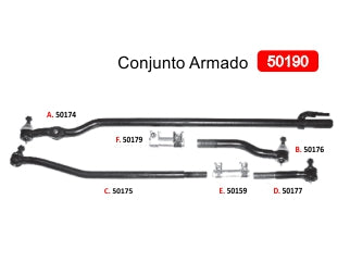 CONJUNTOS DE DIRECCION FORD F4000 99-12 CONJUNTO DE DIRECCION ARMADO COMPLETO_