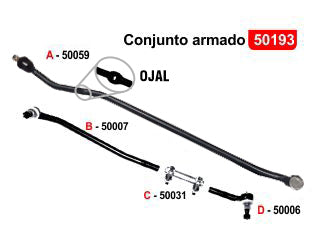 CONJUNTOS DE DIRECCION FORD F250 TIB 75-../F3500 TIB 75-85 CONJUNTO DE DIRECCION COMPLETO_