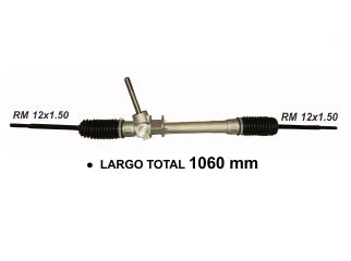 CREMALLERAS DE DIRECCION CHEVROLET CORSA 94-99 DIRECCION MECANICA LARGO 1068MM - RM 12X1.5 CON AXIALES_