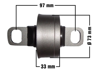 BUJES DE SUSPENSION LIVIANOS DODGE JOURNEY 09/.. / JEEP COMPASS/PATRIOT 07/17 BUJE SUSPENSION TRASERA_