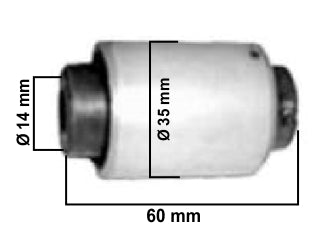 BUJES DE SUSPENSION LIVIANOS DODGE JOURNEY 12/.. BUJE PARRILLA DELANTERA 14X35.1X45.6 MM_