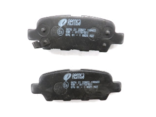 PASTILLAS DE FRENOS LIVIANOS RENAULT KOLEOS 08/.. / NISSAN TIIDA 10/../X-TRAIL/MURANO TRASERA 105.5X38X13.7 MM C/SENSOR SONORO_
