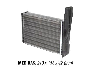 RADIADORES DE CALEFACCION RENAULT 9 88/97/11 83/97/EXPRESS 97/01 ALETADO 213X158X42MM // OEM 7701027078_