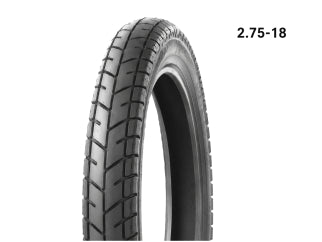 CUBIERTAS DE MOTOS CUBIERTA 18 275 X 18 DELANTERA HONDA TITAN 150 / MOTOMEL CG 150 / ZANELLA RX 150 - PACK X5