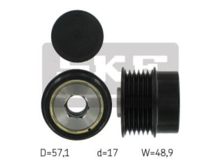 POLEAS DE MARCHA LIBRE JEEP COMPASS/PATRIOT 2.4 / DODGE JOURNEY 2.4 / SUBARU IMPREZA 2.0 11/.. 17.00X53.00X39.40 MM - 6 PK_