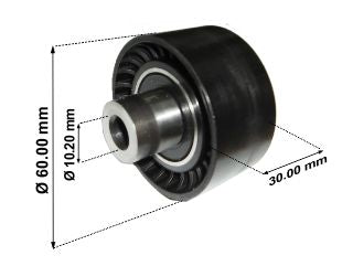 TENSORES ACCESORIOS PEUGEOT 207 1.4 HDI/301/308/408/PARTNER II/EXPERT 1.6 HDI POLEA GUIA FIJA POLY V 60X17X25_
