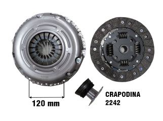 KIT DE EMBRAGUES LIVIANOS VOLKSWAGEN FOX/SURAN/POLO/VIRTUS/T-CROSS 1.6 16V MSI/UP 1.0 TSI DIAMETRO 220 MM - 28 ESTRIAS COMUN_