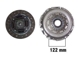 CONJUNTOS PLACA/DISCO EMBRAGUE FORD FIESTA/COURIER 1.8 8V DIAMETRO: 220 MM / 17 ESTRIAS_