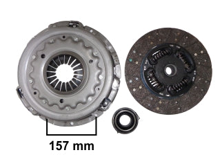 KIT DE EMBRAGUES LIVIANOS TOYOTA HILUX 2.4 TDI 2GDFTV-2.8 TDI 1GDFTV 15/.. DIAMETRO 275 MM - 21 ESTRIAS - DISENO AISIN_