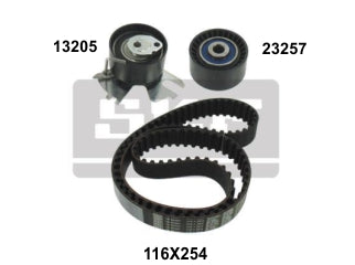 KIT DISTRIBUCION TENSOR+CORREA CITROEN C4/SPACE TOURER 2.0 HDI 165 HP_