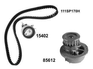 KIT DISTRI TENSOR+CORREA+BOMBA CHEVROLET AGILE/CORSA/ONIX/PRISMA/CELTA/CLASSIC/COBALT/SPIN/SUZUKI FUN 1.4 8V CON BOMBA 85612_