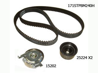 KIT DISTRIBUCION TENSOR+CORREA CHEVROLET ASTRA / VECTRA GT 2.4 16V 05/11 - POLEA 25224 X2_