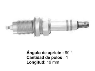 BUJIAS DE ENCENDIDO VOLKSWAGEN GOL POWER 1.4/GOL TREND/VOYAGE/FOX/SURAN/SAVEIRO 1.6 8V/VENTO 2.0 8V-2.5 - PACK X4