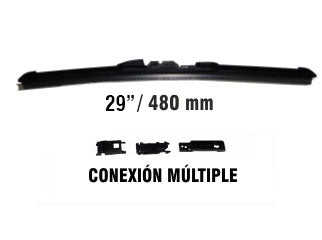 ESCOBILLAS ESCOBILLA 19 PULG FLEX CALIDAD PREMIUM CONEXIONES MULTICLIP_
